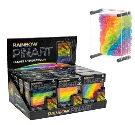 Rainbow Pin Art - desktop gadget